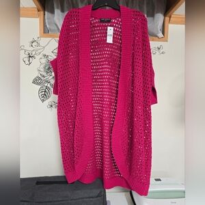 LANE BRYANT Short sleeved knitted cardigan size 18/20